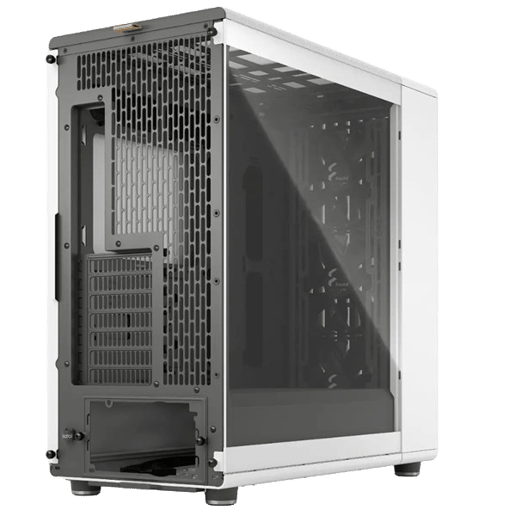 Fractal North XL Clear TG Full Tower Case - White 